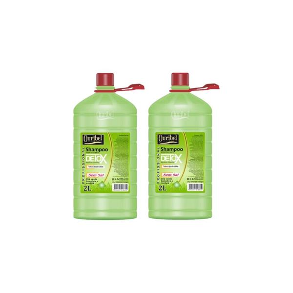 Imagem de Shampoo Ouribel 2000ml Detox - Kit C/2un