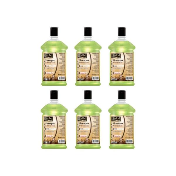 Imagem de Shampoo Ouribel Antiresiduos 500Ml - Kit C/6Un