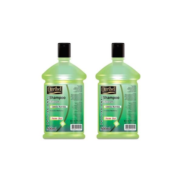 Imagem de Shampoo Ouribel Babosa 500Ml - Kit C/2Un