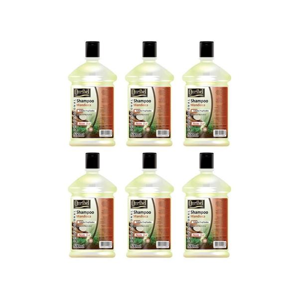 Imagem de Shampoo Ouribel Mandioca 500Ml - Kit C/6Un