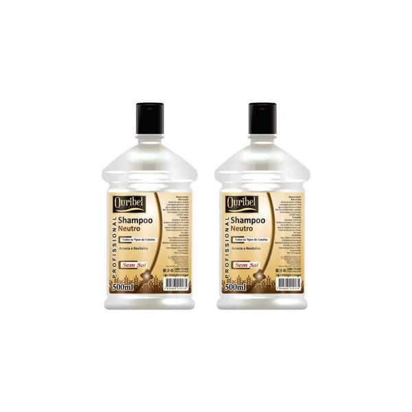 Imagem de Shampoo Ouribel Neutro 500Ml - Kit C/2Un