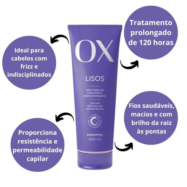 Imagem de Shampoo Ox Lisos 400Ml