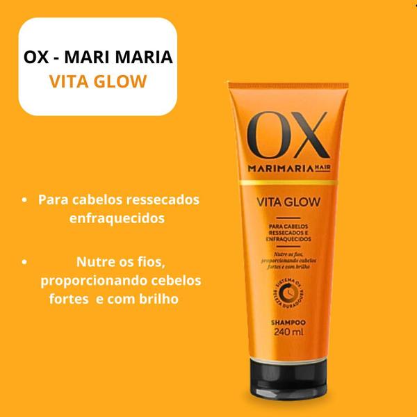 Imagem de Shampoo OX Mari Maria  Vita Glow 240ml