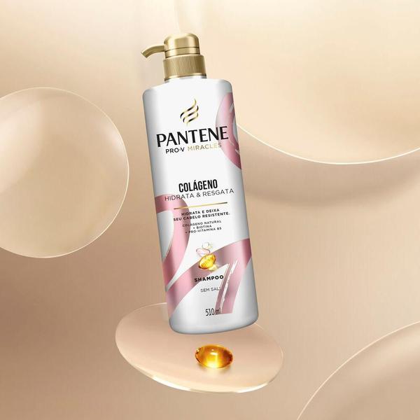 Imagem de Shampoo Pantene Colágeno Hidrata e Resgata 510ml