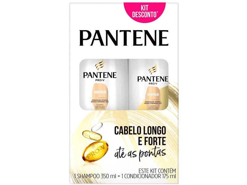 Shampoo Pantene Hidratação 350ml - e Condicionador 175ml Shampoo Pantene Hidratação 350ml - e Condicionador 175ml
