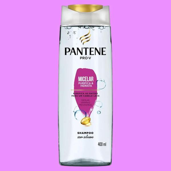 Imagem de Shampoo Pantene Micelar Purifica & Hidrata 400ml  Pantene