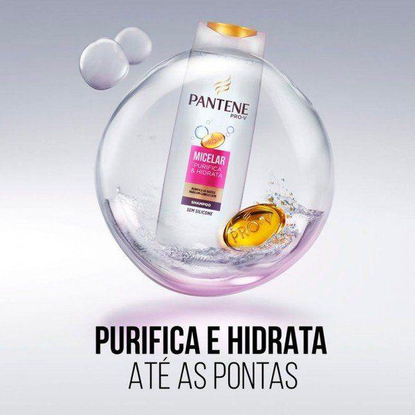 Imagem de Shampoo Pantene Pro-V Micelar Purifica &amp Hidrata 400ml