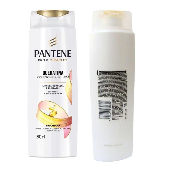 Imagem de Shampoo Pantene Pro-V Queratina Preenche E Blinda 300Ml