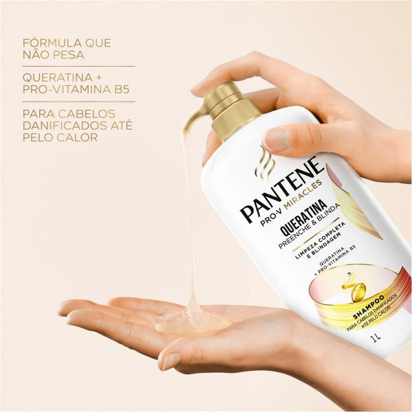 Imagem de Shampoo Pantene Queratina 1L