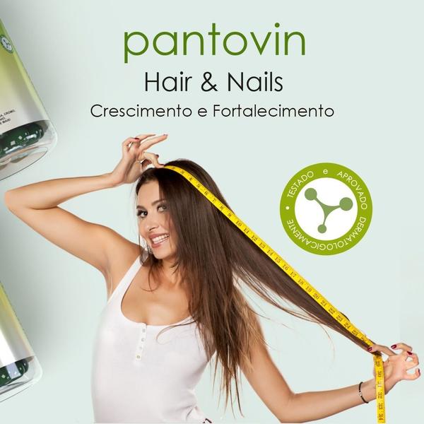 Imagem de Shampoo Pantovin 500ml Kit C/ 2 Three Therapy Crescer Cabelo