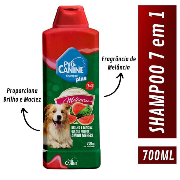 Imagem de Shampoo para Cachorro Cães Pet Melancia PróCanine 700ml