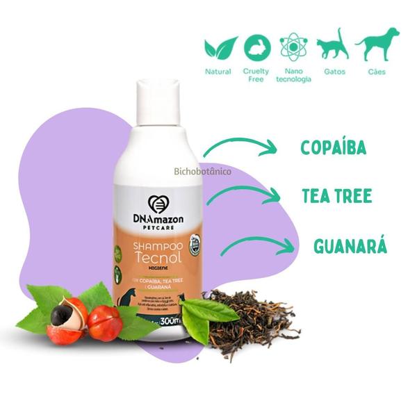 Imagem de Shampoo Pet Natural Anti Coceira Alérgico Dermatite para cachorro e gato DNAmazon