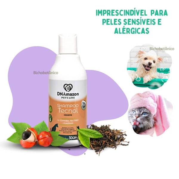 Imagem de Shampoo Pet Natural Anti Coceira Alérgico Dermatite para cachorro e gato DNAmazon