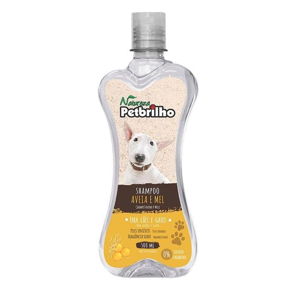 Imagem de Shampoo Petbrilho Natureza Aveia e Mel - 500 mL