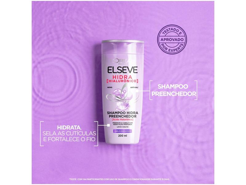 Imagem de Shampoo Preenchedor LOréal Paris Elseve Hidra - Hialurônico 400ml