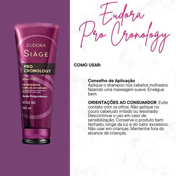 Imagem de Shampoo Pro Cronology Eudora Siàge 250ml