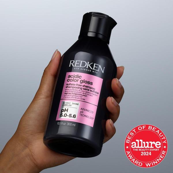 Imagem de Shampoo Redken Acidic Color Gloss, sem sulfato, 300 ml