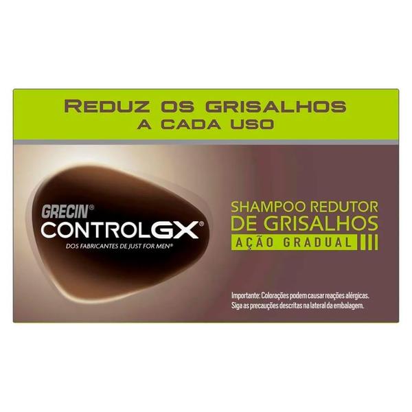 Imagem de Shampoo Redutor De Grisalhos Grecin Control Gx 118ml