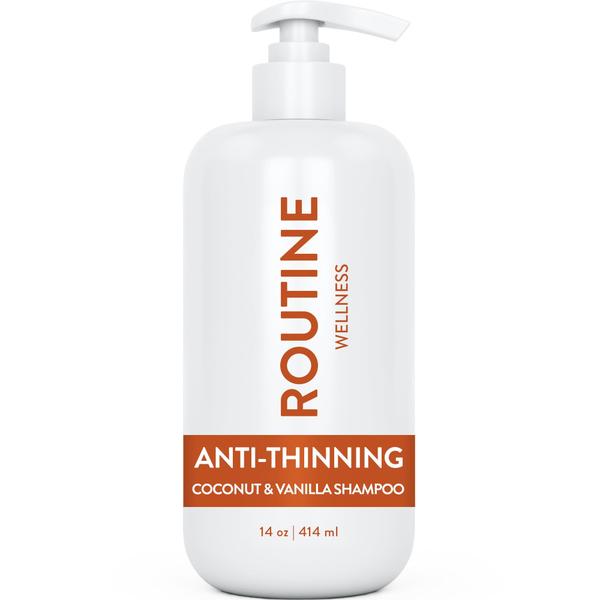 Imagem de Shampoo Routine Wellness, antiadelgaçante, biotina, bloqueador de DHT, 414 ml