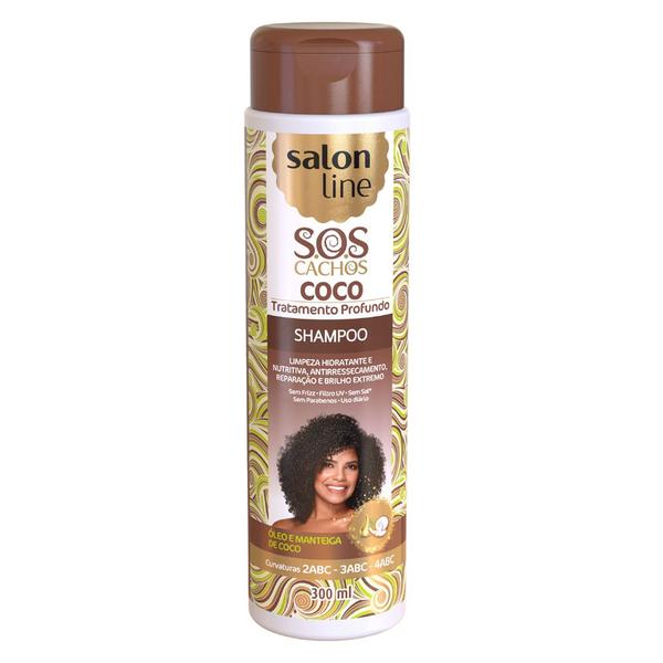 Imagem de Shampoo s.o.s cachos tratamento profundo coco salon line 300ml