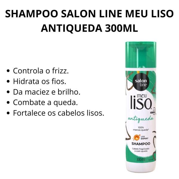 Imagem de Shampoo Salon Line Meu Liso Antiqueda 300ml