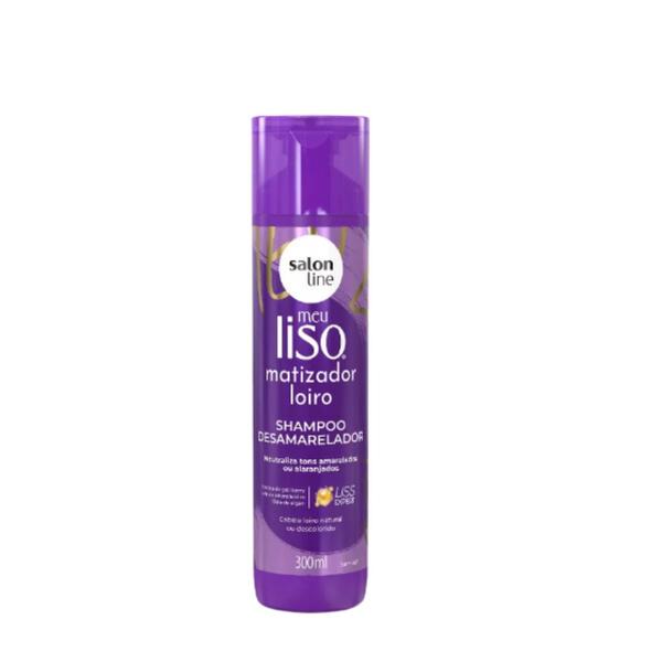 Imagem de Shampoo Salon Line Meu Liso Matizador Loiro 300ml