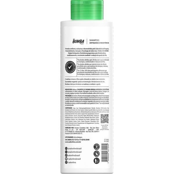 Imagem de Shampoo Salon Line SOS Bomba Antiqueda 300ml