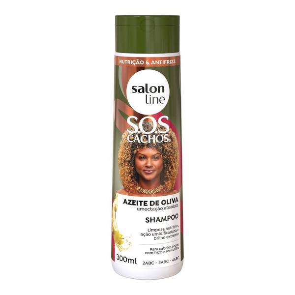 Shampoo Salon Line SOS Cachos Azeite De Oliva 300ml Imagem de Shampoo Salon Line SOS Cachos Azeite De Oliva 300ml
