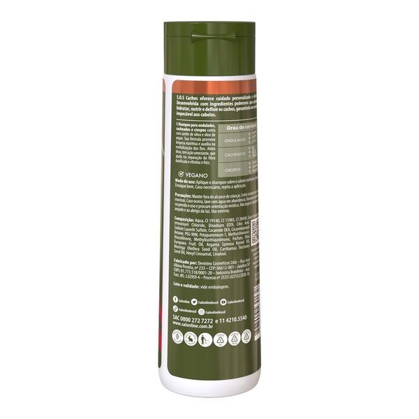 Shampoo Salon Line SOS Cachos Azeite De Oliva 300ml Imagem de Shampoo Salon Line SOS Cachos Azeite De Oliva 300ml