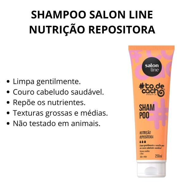 Imagem de Shampoo Salon Line todecacho Nutrição Repositora 250ml