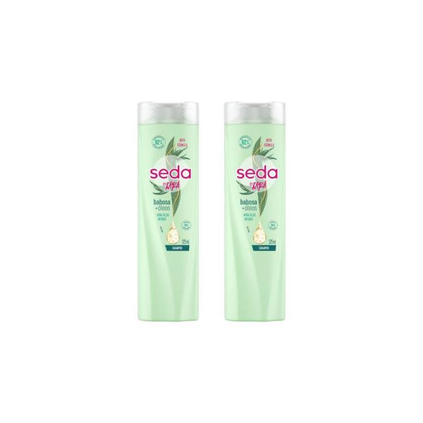 Imagem de Shampoo Seda 325ml Babosa Oleos-Kit C/2un