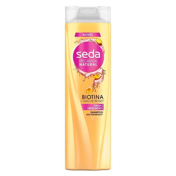 Imagem de Shampoo Seda Recarga Natural Biotina E Óleo De Rícino 325ml