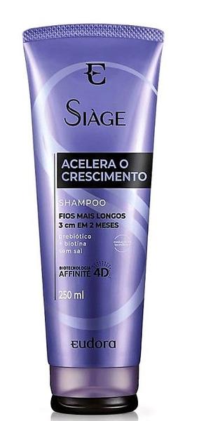 Shampoo Siàge Acelera o Crescimento 250ml - EUDORA Imagem de Shampoo Siàge Acelera o Crescimento 250ml