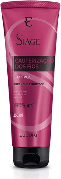 Shampoo Siàge Cauterização dos Fios Eudora 250ml Imagem de Shampoo Siàge Cauterização dos Fios Eudora 250ml