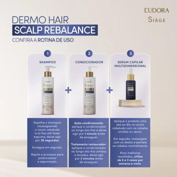 Imagem de Shampoo Siàge Dermo Hair Scalp Rebalance 300ml - Eudora