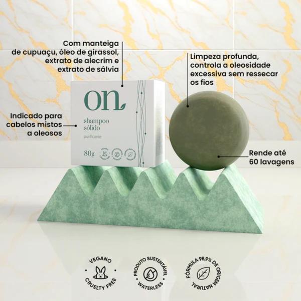 Imagem de Shampoo sólido purificante ON 80G