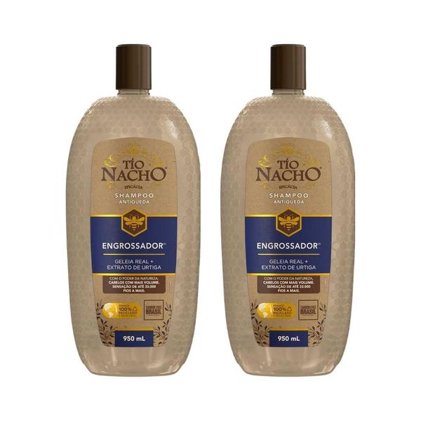 Imagem de Shampoo Tio Nacho 950Ml Antiqueda Engrossador - Kit C/2Un