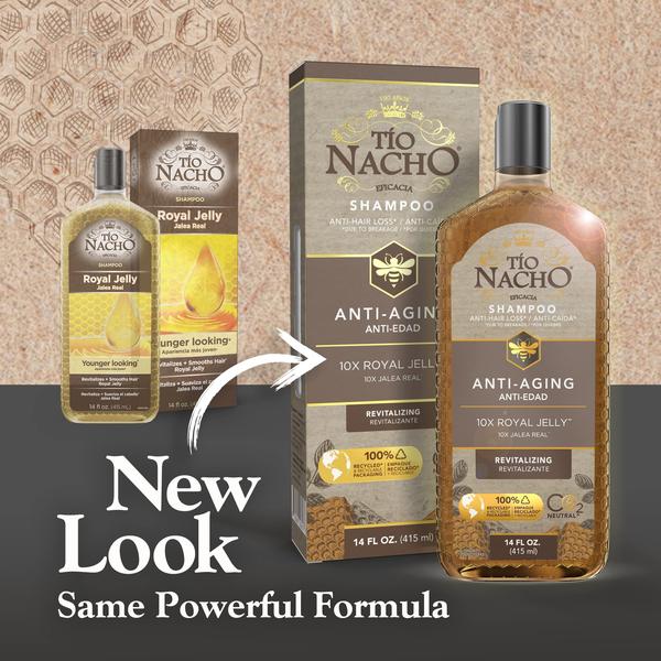 Imagem de Shampoo Tio Nacho Antiaging Value, pacote com 3