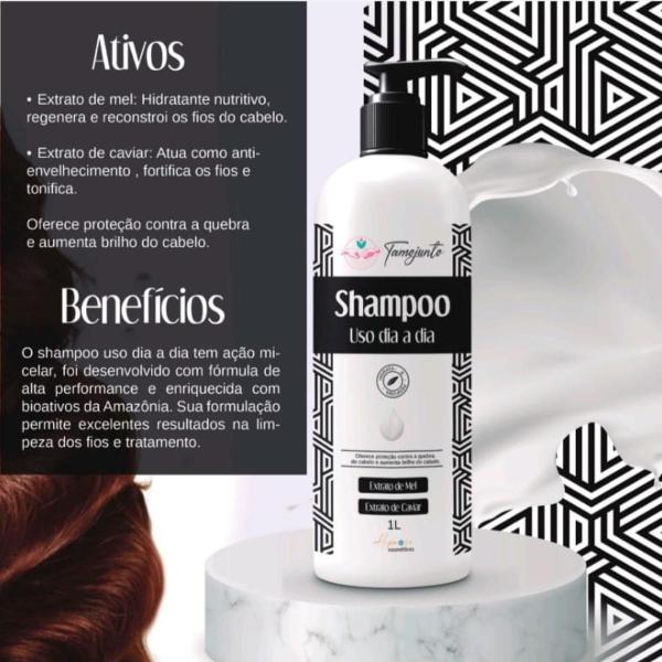 Imagem de Shampoo Todos os Tipos de Cabelo uso Dia a Dia 1L