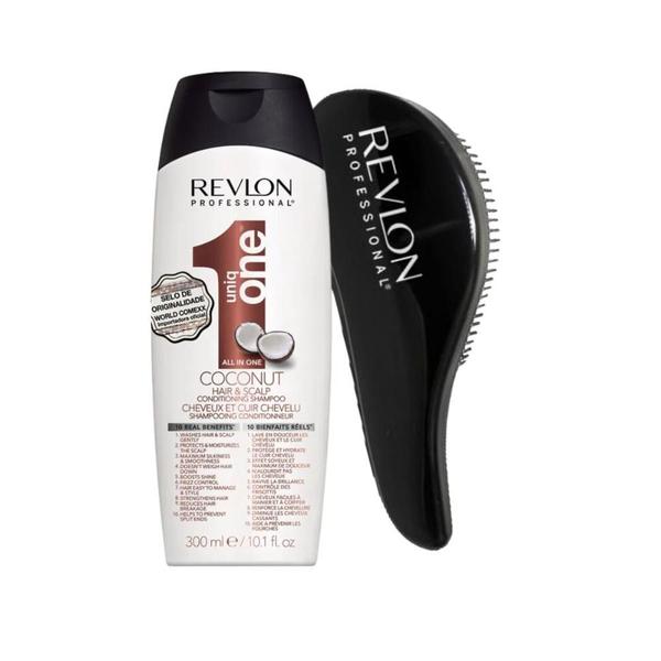 Imagem de Shampoo Uniq One Coconut 300ml + Presente Escova