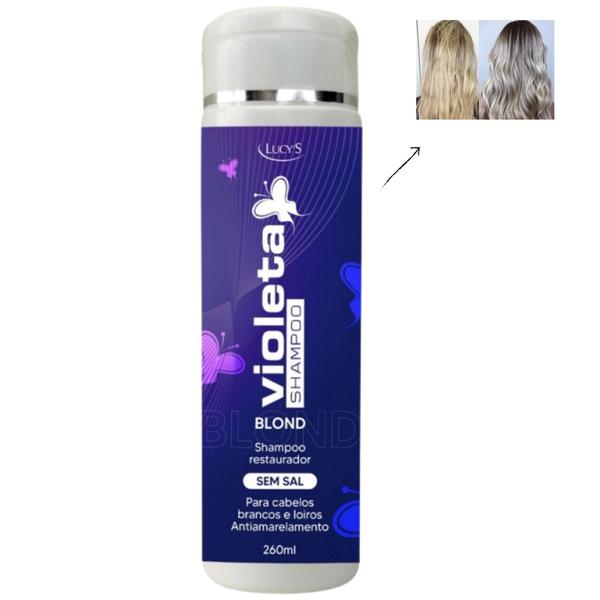 Imagem de Shampoo Violeta Restaurador (Sem Sal) - 260ml 