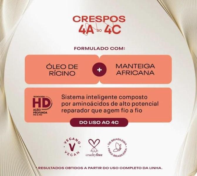 Imagem de Shampoo Vult Cabelos Crespos 4A A 4C 350Ml