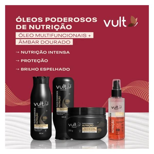 Imagem de Shampoo Vult Cabelos Óleos Poderosos Nutrição 350ml