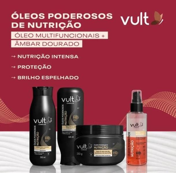 Imagem de Shampoo Vult Cabelos Óleos Poderosos Nutrição 350Ml