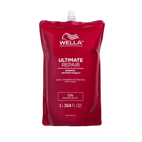 Imagem de Shampoo Wella Professionals ULTIMATE REPAIR 1L para cabelos danificados