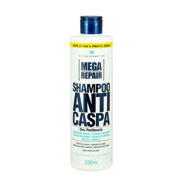 Imagem de Shampoo Wever Mega Repair Anticaspa 250Ml