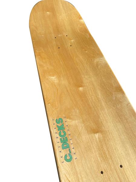 Imagem de Shape c decks fibergalss pixador fundo branco 7.00" + lixa nacional 