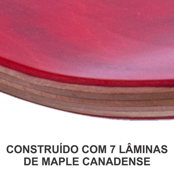 Imagem de Shape Chaze Maple 8.0 Melow Alex Carolino Red + Lixa Visible