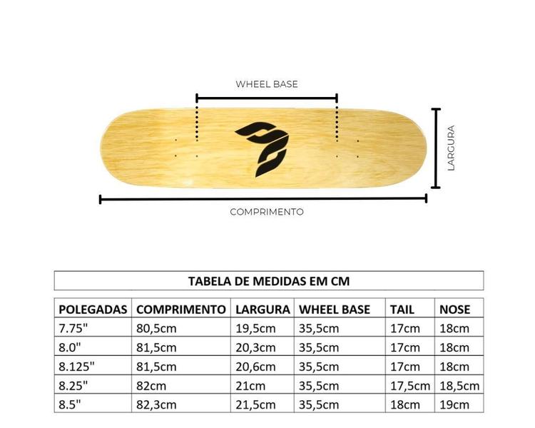 Imagem de Shape Cisco Fiber Decks Jurassic Crash 8.125 ul 8.125