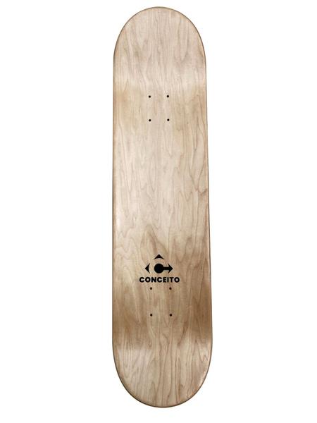 Imagem de Shape de Skate Conceito Logo Folha 100% Maple Canadense